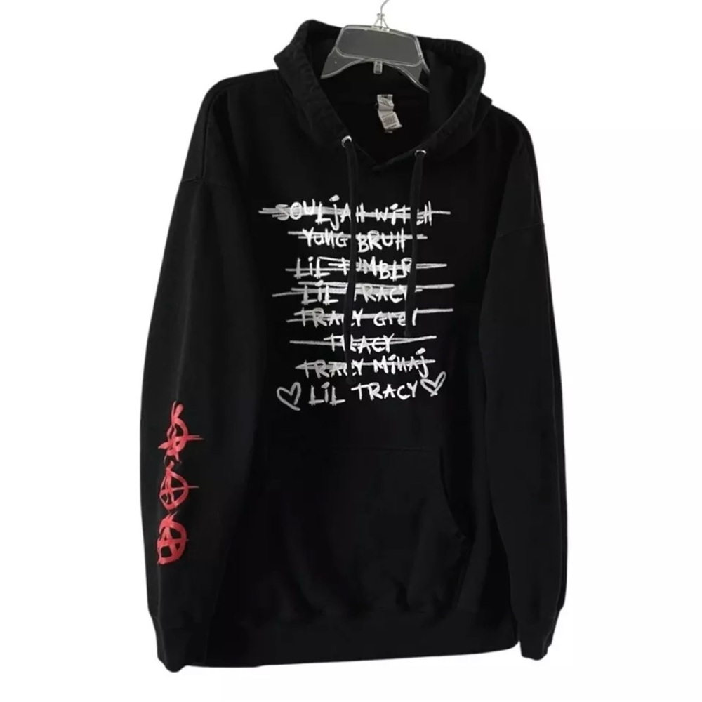Gothboiclique Lil Tracy Anarchy Rap Hoodie Sweatshirt Size XL RARE